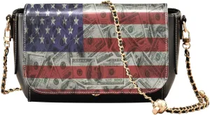 Crossbody Bags for Women Trendy Women's Black Shoulder Bag Small PU Leather Flap Cross Body Bag Handbags