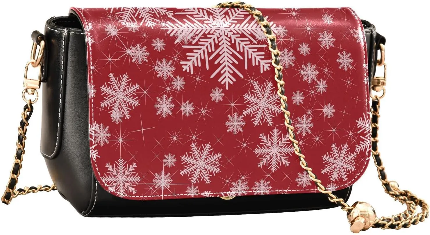 Crossbody Bags for Women Trendy Women's Black Shoulder Bag Small PU Leather Flap Cross Body Bag Handbags