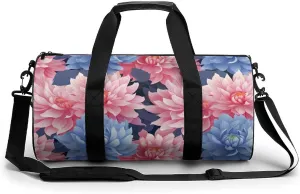 Dahlia Novelty Large Duffel Bag Lightweight Gym Bag Travel Tote Bags