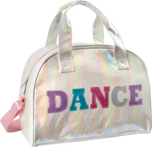 Dance Duffle Crossbody Garment Bags for Dancers, Girls, Teens, Athletes Glitter Dance Workout Carry On Waterproof Weekender Overnight Duffel Bag with Pockets
