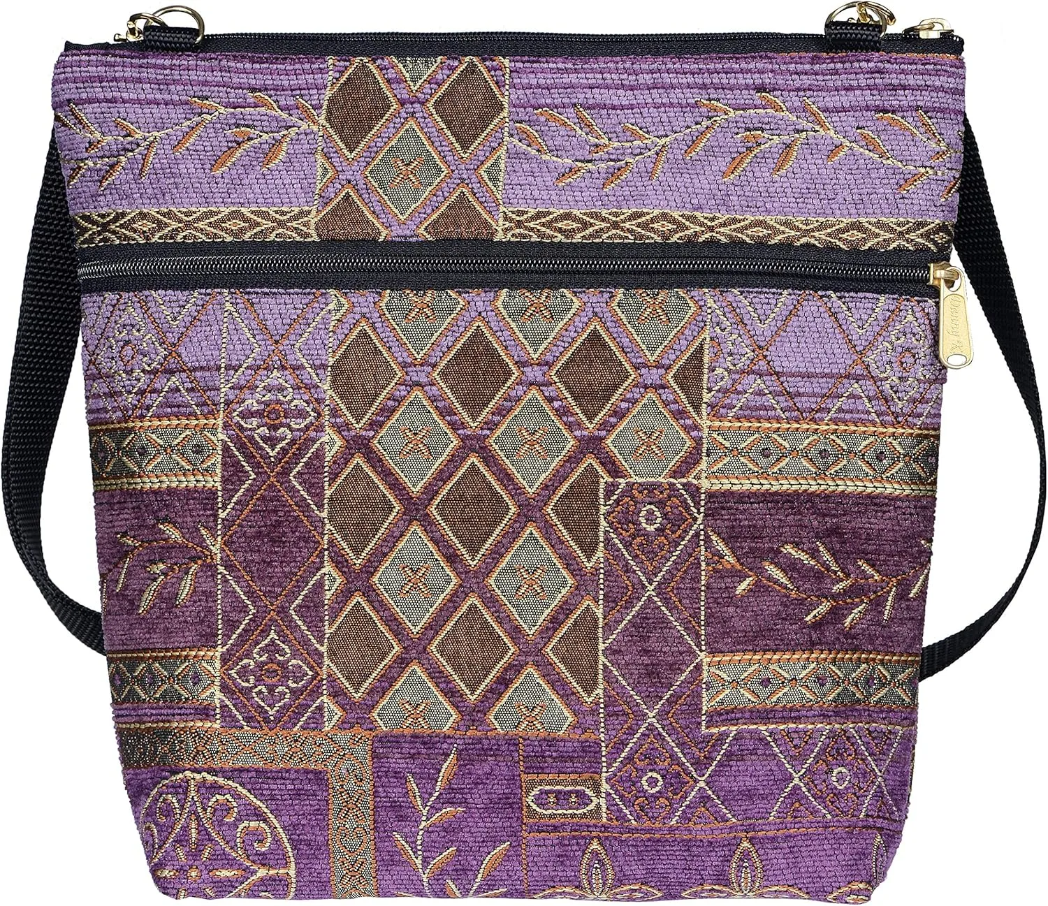 Danny K. Women's Tapestry Bag Crossbody Handbag, Maggie Purse Handmade in the USA