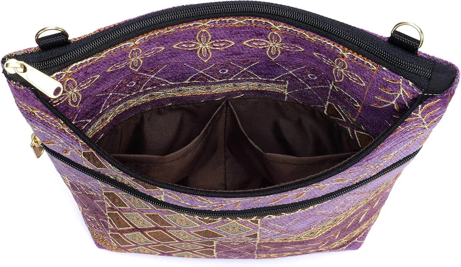 Danny K. Women's Tapestry Bag Crossbody Handbag, Maggie Purse Handmade in the USA