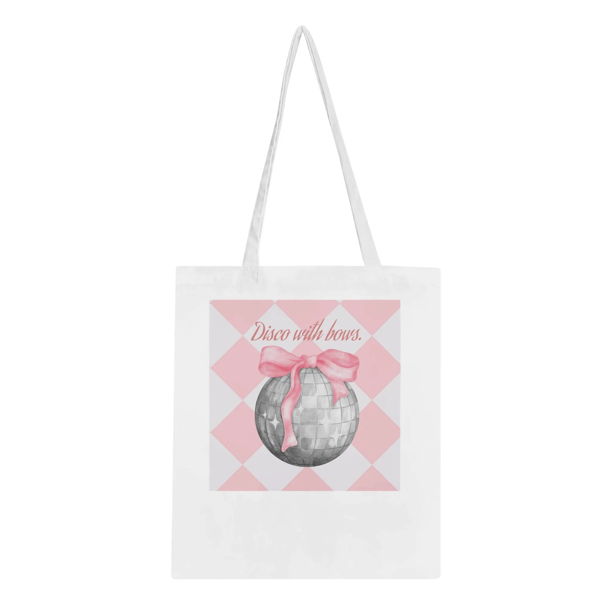 Disco with Bows Tote Bag