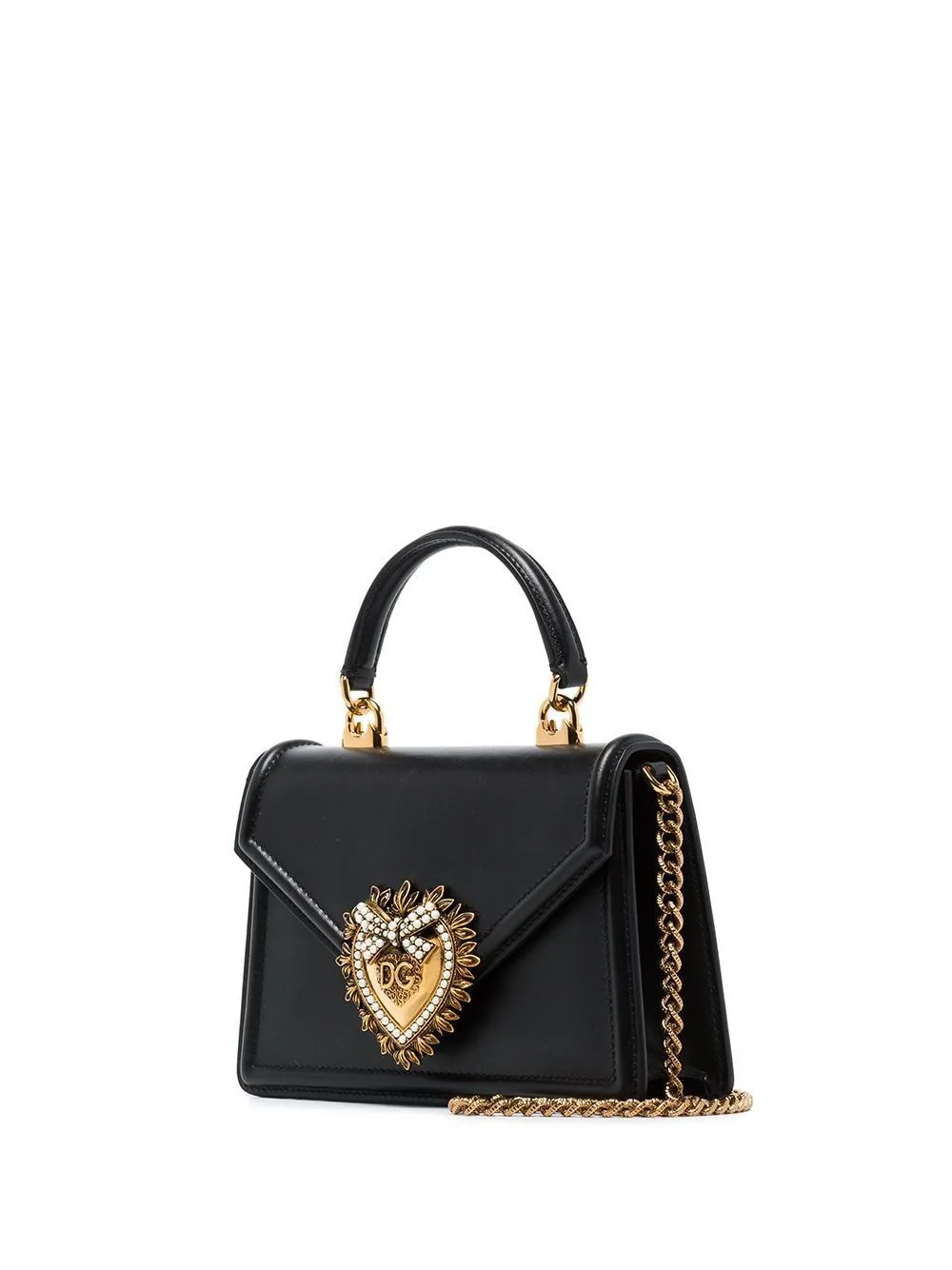 Dolce & Gabbana Devotion Small Leather Handbag