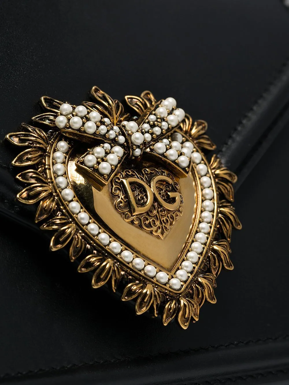 Dolce & Gabbana Devotion Small Leather Handbag