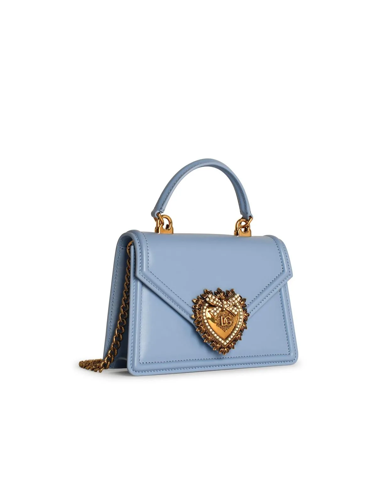 Dolce & Gabbana Light Blue Lear 'Devotion' Small Bag
