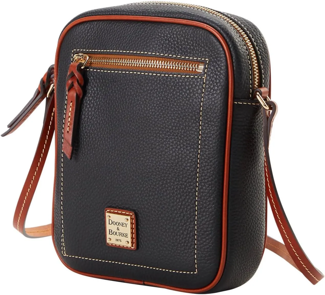 Dooney & Bourke Crossbody Bags for Women, Pebble Grain Leather Small Camera Crossbody