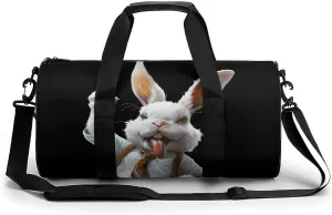 Drunk Rabbit Novelty Large Duffel Bag Lightweight Gym Bag Travel Tote Bags