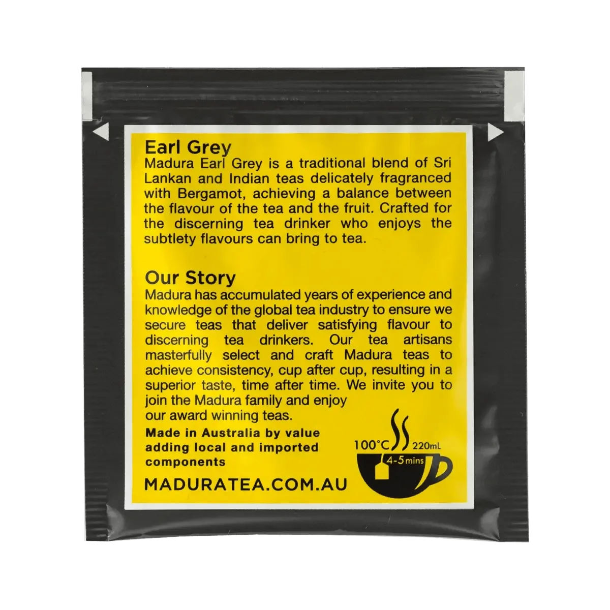 Earl Grey 20 Enveloped Tea Bags