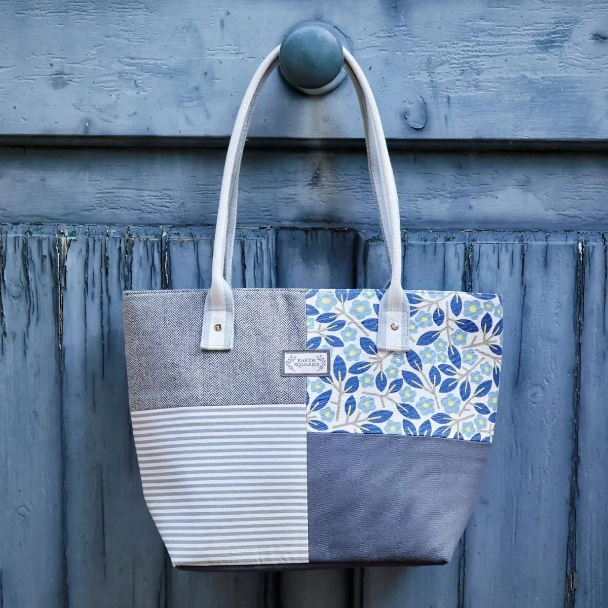 Earth Squared Lemon Patchwork Tote