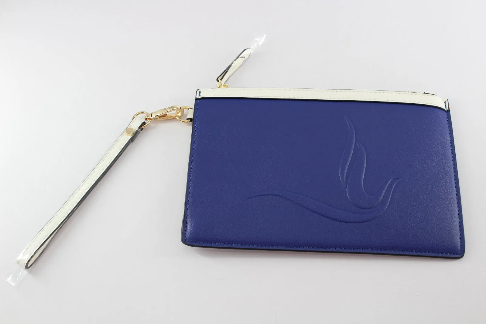 Embossed Dove Wristlet