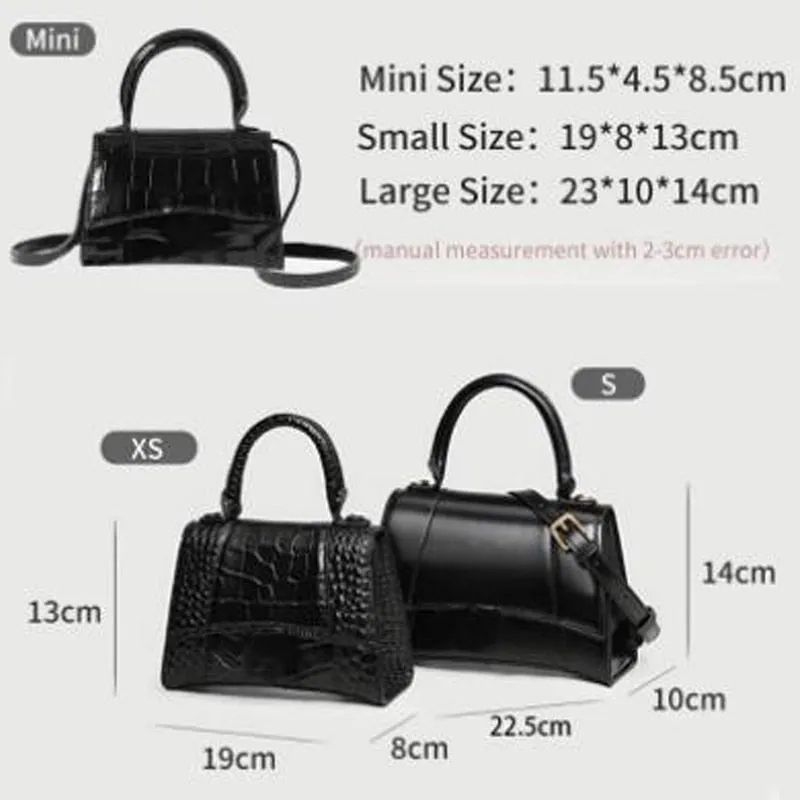 ESMEE - Handbag Crocodile Embossed Bright Green