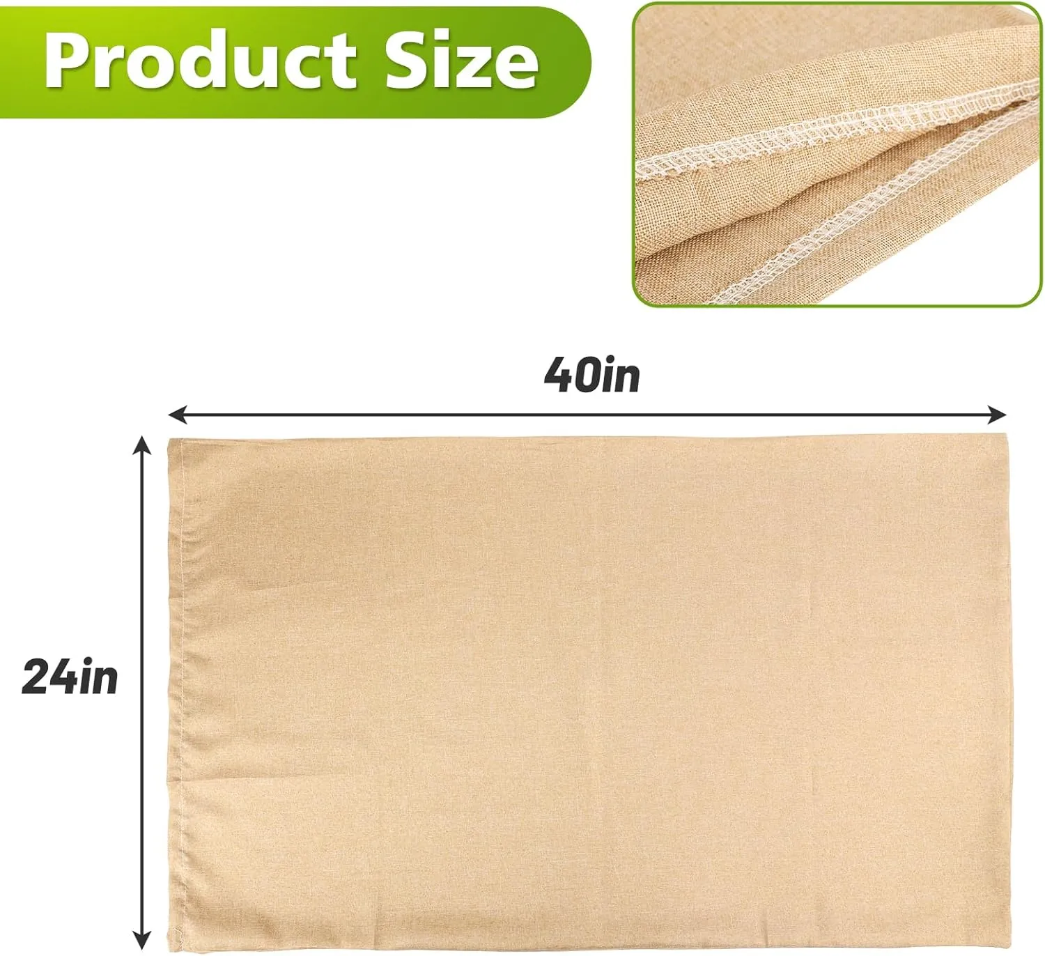 Extra Thicken Potato Sack Race Bags,23.6"x39.3" Outdoor Lawn Games for Adults and Kids,Reusable Large Gunny Sacks Burlap Bags