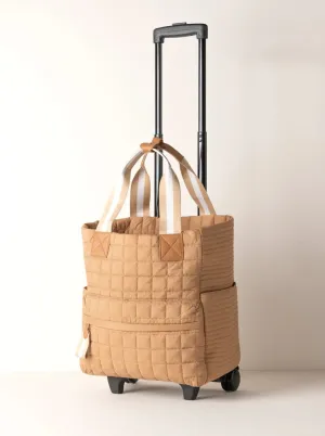 Ezra Roller Tote Tan