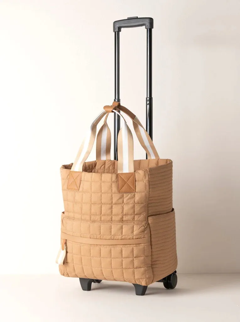 Ezra Roller Tote Tan