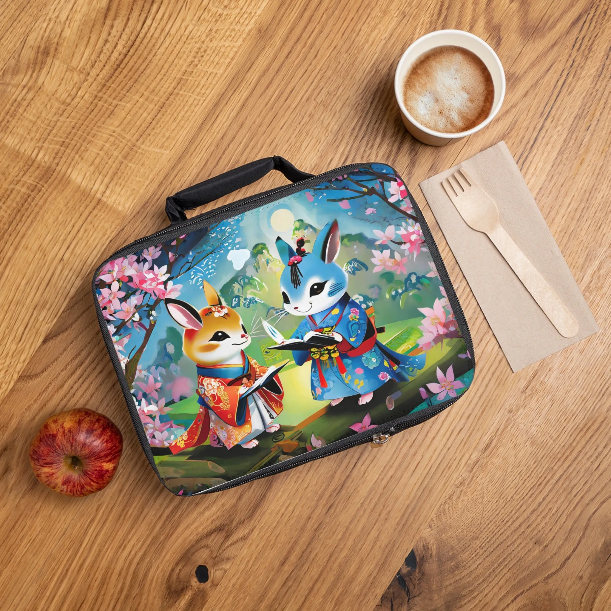 Fairy Animals Writing Wishes Lunch Bag
