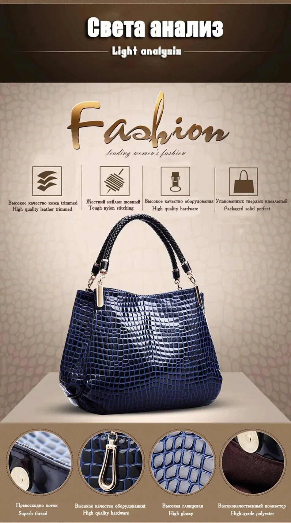Famous Designer Brand Bags Women Leather Handbags 2023 Luxury Ladies Hand Bags Purse Fashion Shoulder Bags Bolsa Sac Crocodile