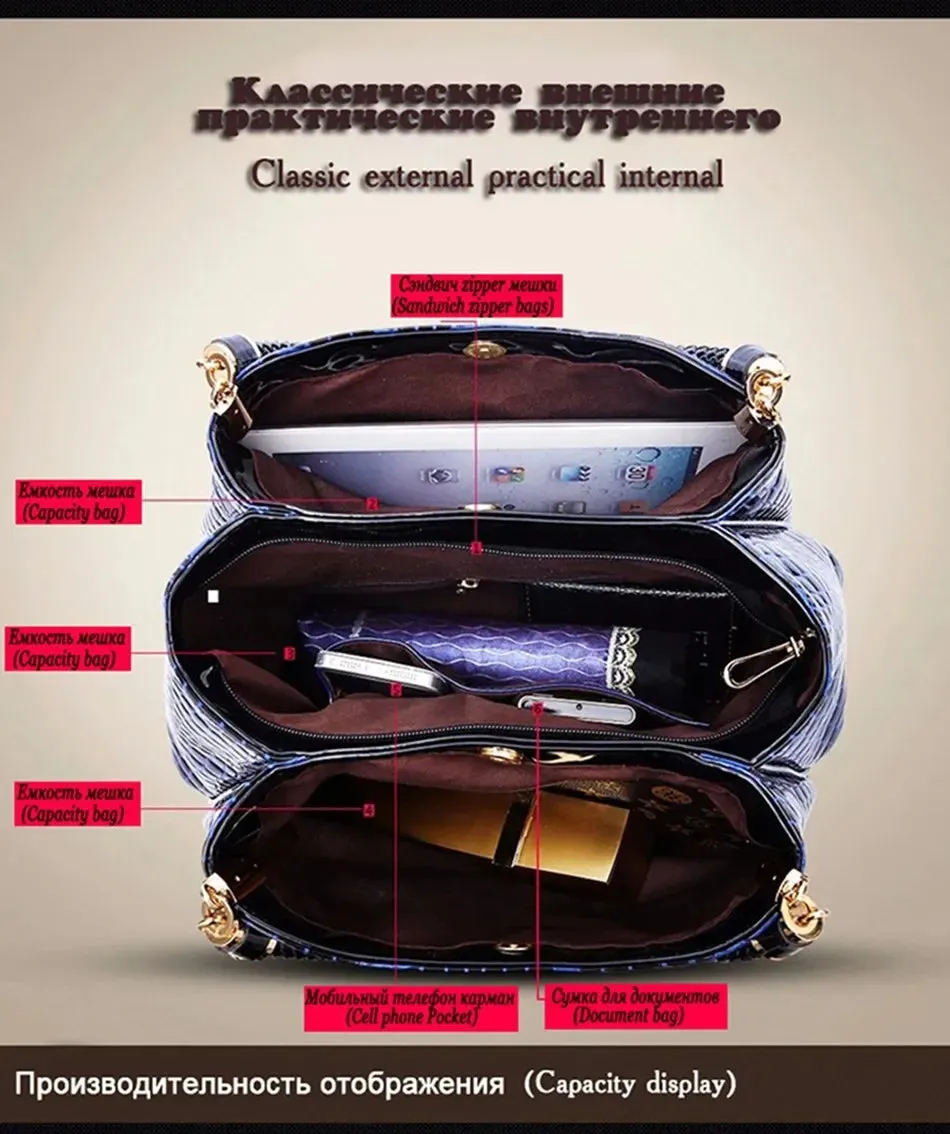 Famous Designer Brand Bags Women Leather Handbags 2023 Luxury Ladies Hand Bags Purse Fashion Shoulder Bags Bolsa Sac Crocodile