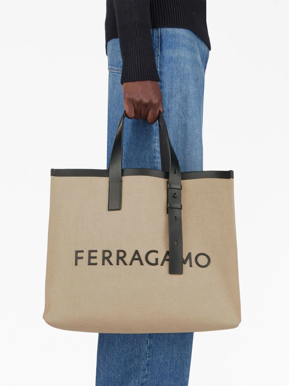 Ferragamo Logo Tote Bag
