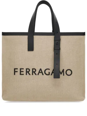 Ferragamo Logo Tote Bag