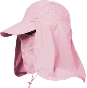 Fishing Hat Men/Women Outdoor Sun Cap UV Sun Protection Hat with Removable Neck Flap & Face Cover Cycling Hiking