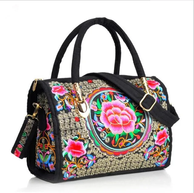 Floral Embroidered Ethnic Vintage Bag