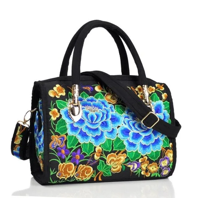 Floral Embroidered Ethnic Vintage Bag