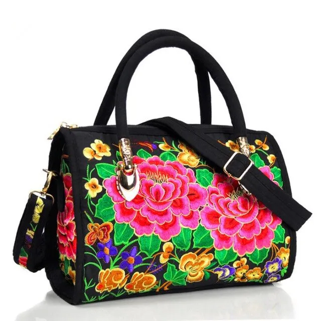 Floral Embroidered Ethnic Vintage Bag