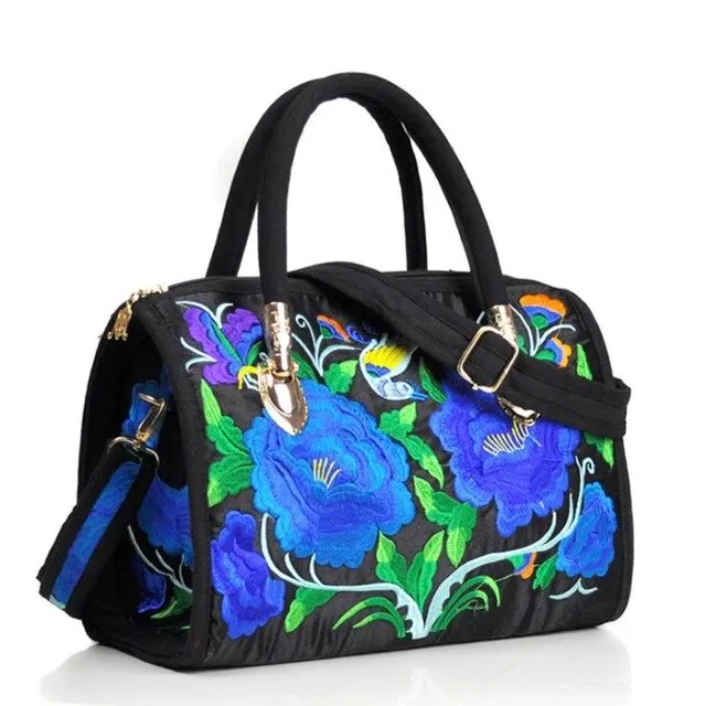 Floral Embroidered Ethnic Vintage Bag
