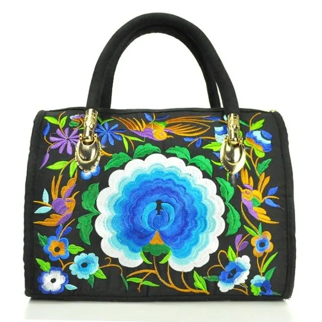 Floral Embroidered Ethnic Vintage Bag