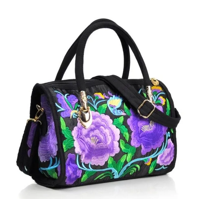Floral Embroidered Ethnic Vintage Bag