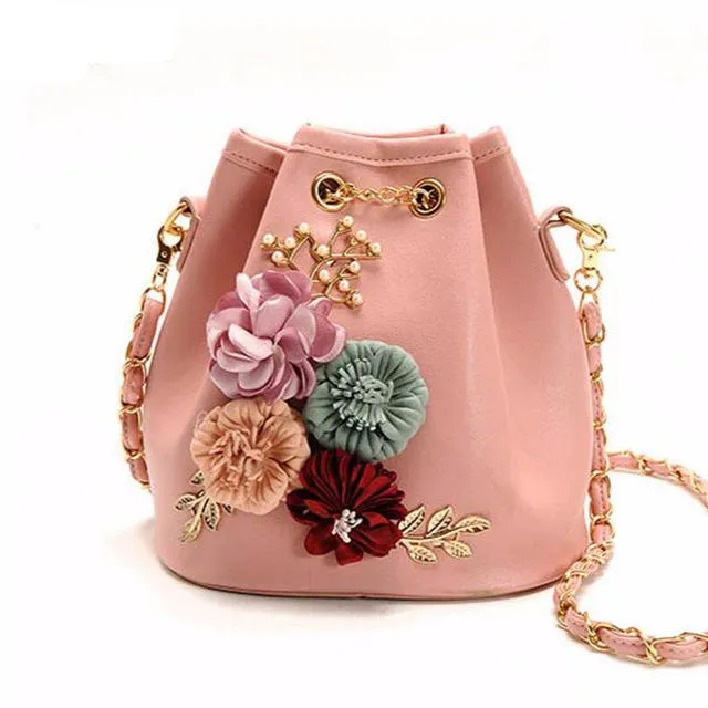 Flowers Bucket Shoulder Digital Bags Secure shipping