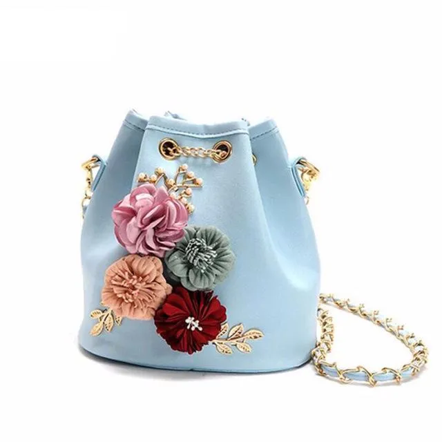 Flowers Bucket Shoulder Digital Bags Secure shipping