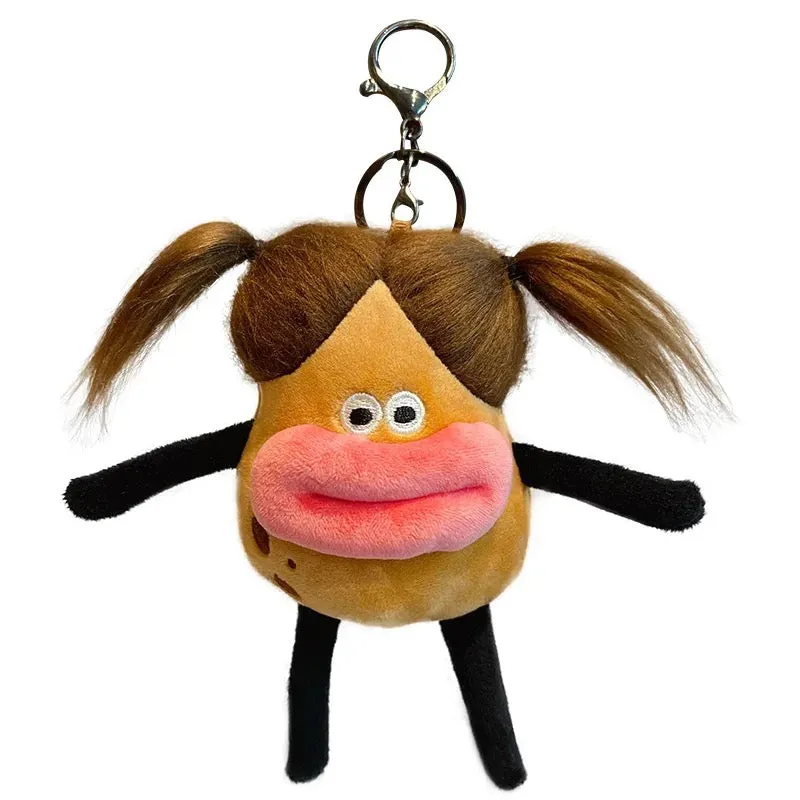 Fluffy bag charms