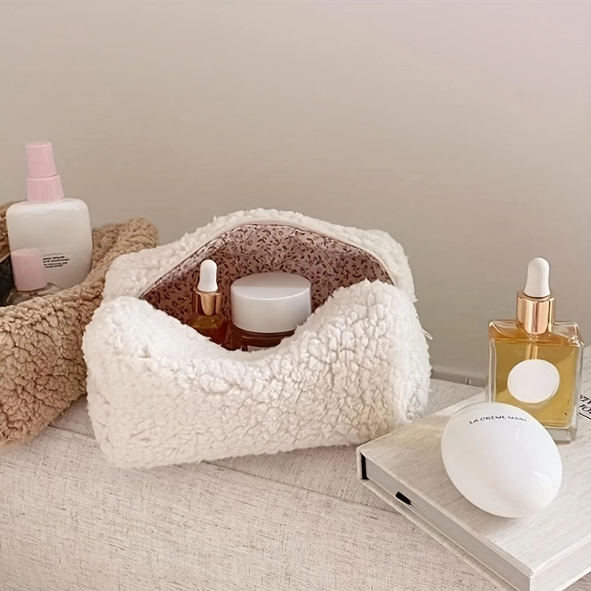 Fluffy Makeup bag