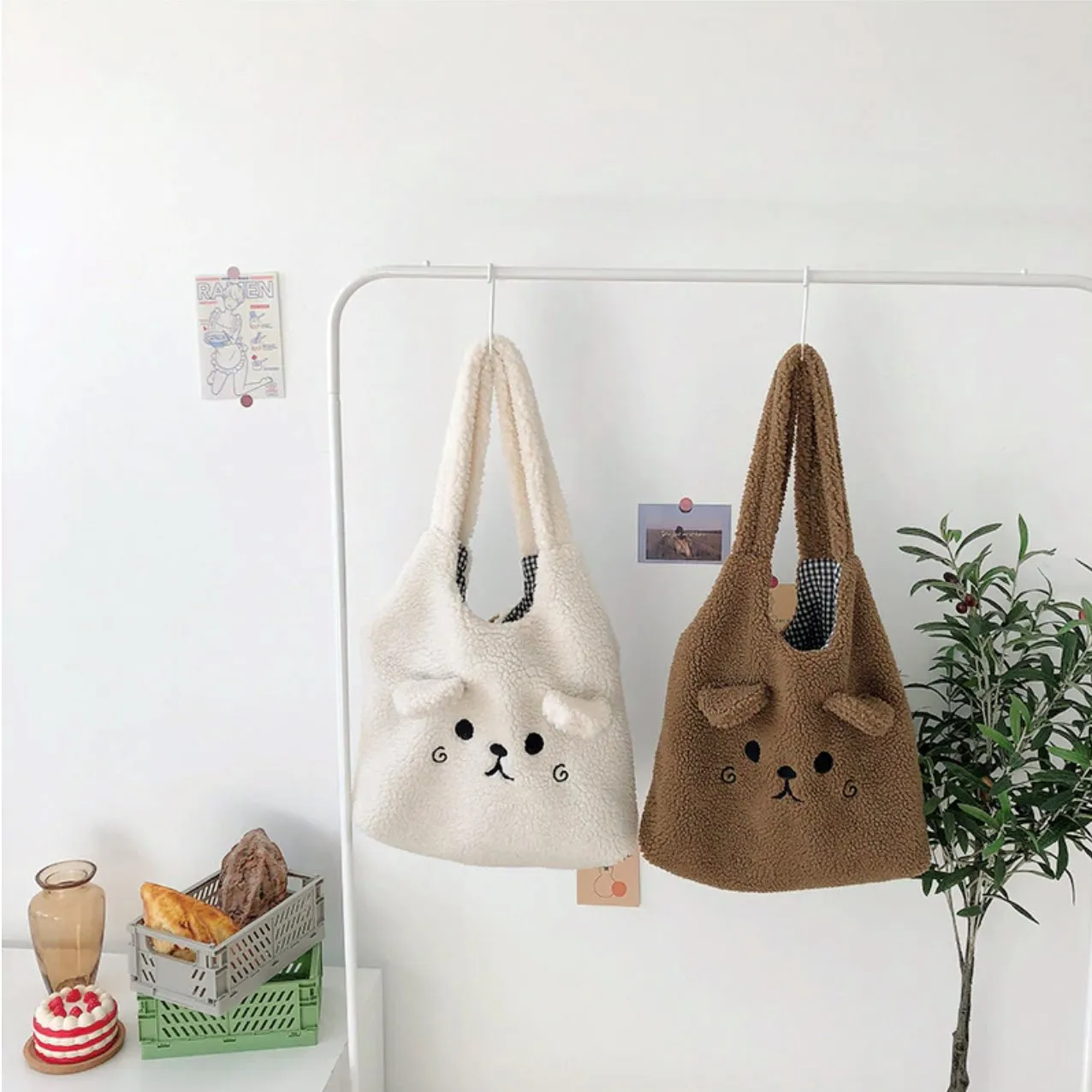 Fluffy Pup Tote