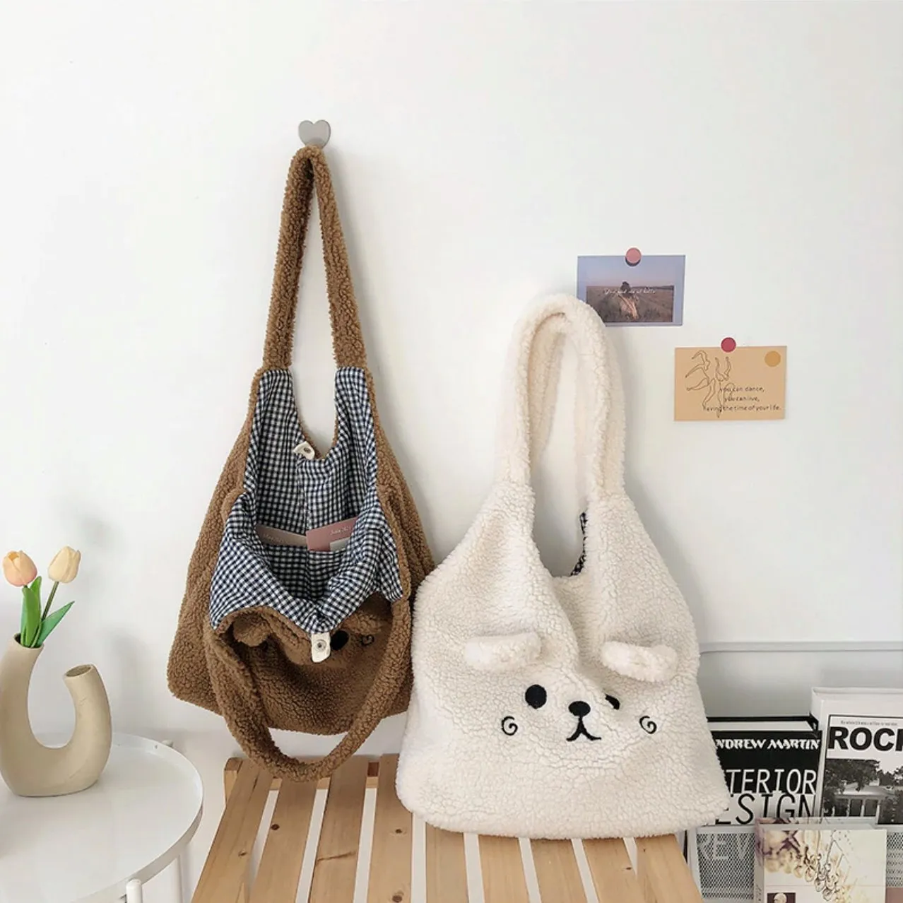 Fluffy Pup Tote