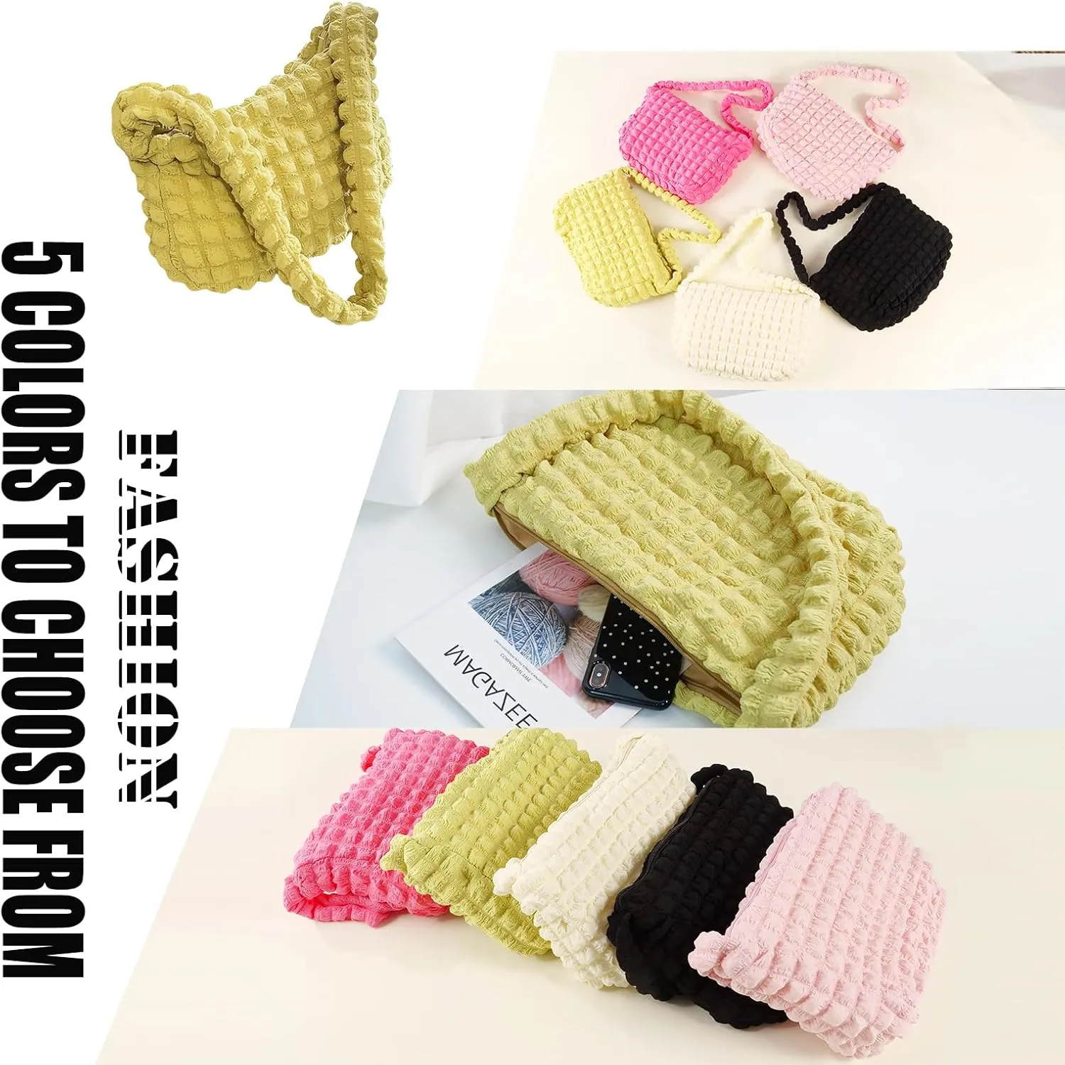 Foldable Travel Bag, Lightweight Tote, Wrinkle-Free Storage Bag, Nylon Multiple Compartments