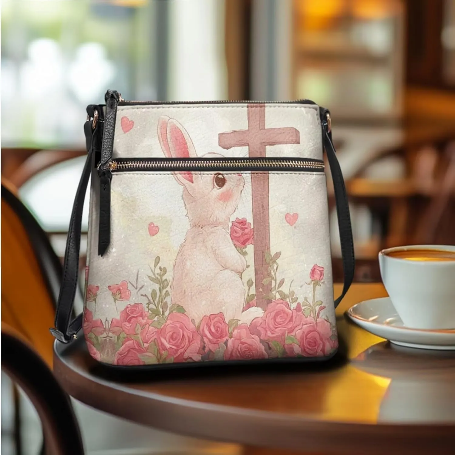 FOR U DESIGNS Purse and Wallet Set for Women Hobo Crossbody Bags Anti Theft Cute Shoulder Bags Valentine's Day Gifts for Her