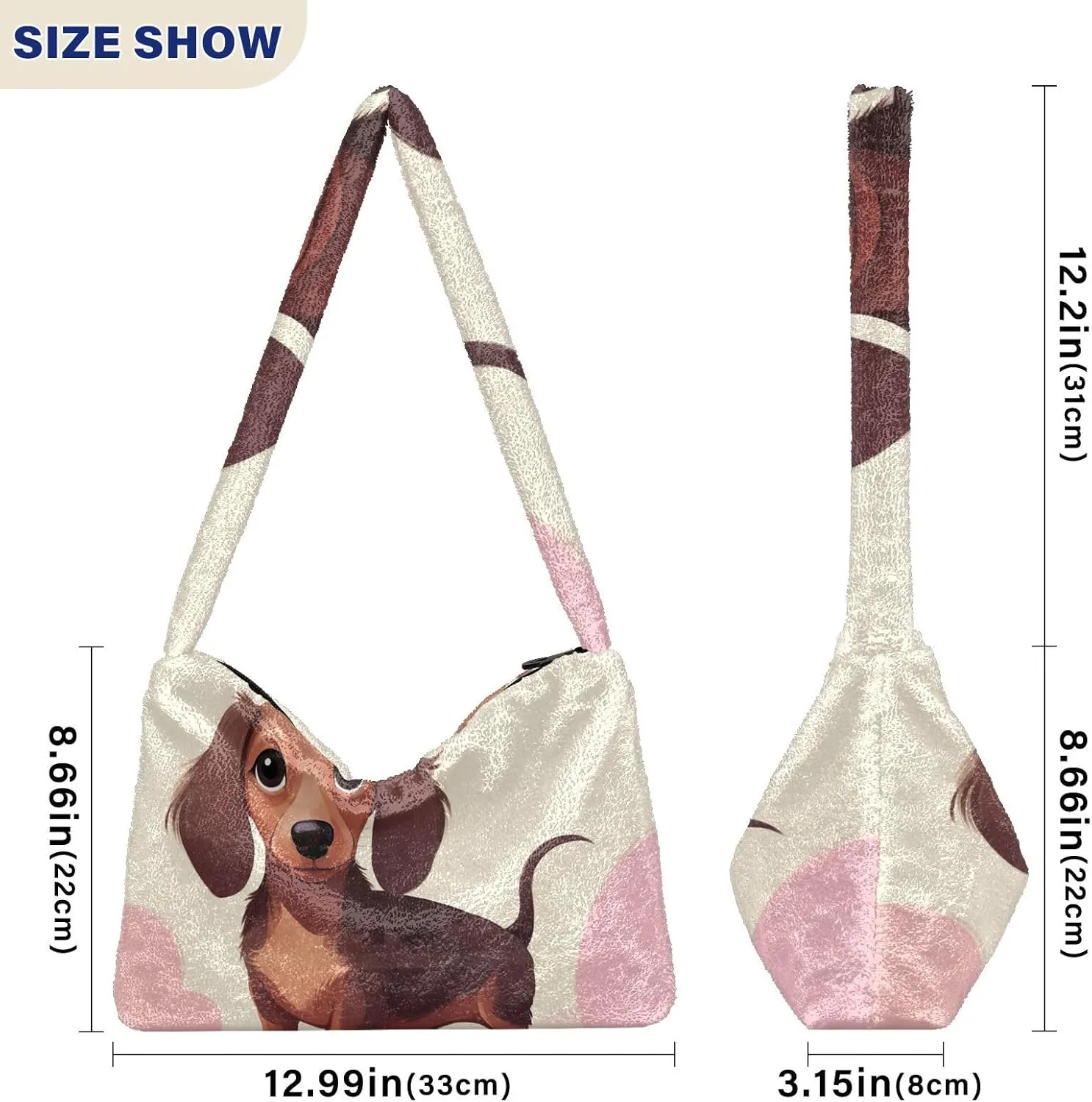GAIGEO Fantasy World Flower Sea Shoulder Bag, Handbag Shoulder Bag, Crossbody Bookbag for Women