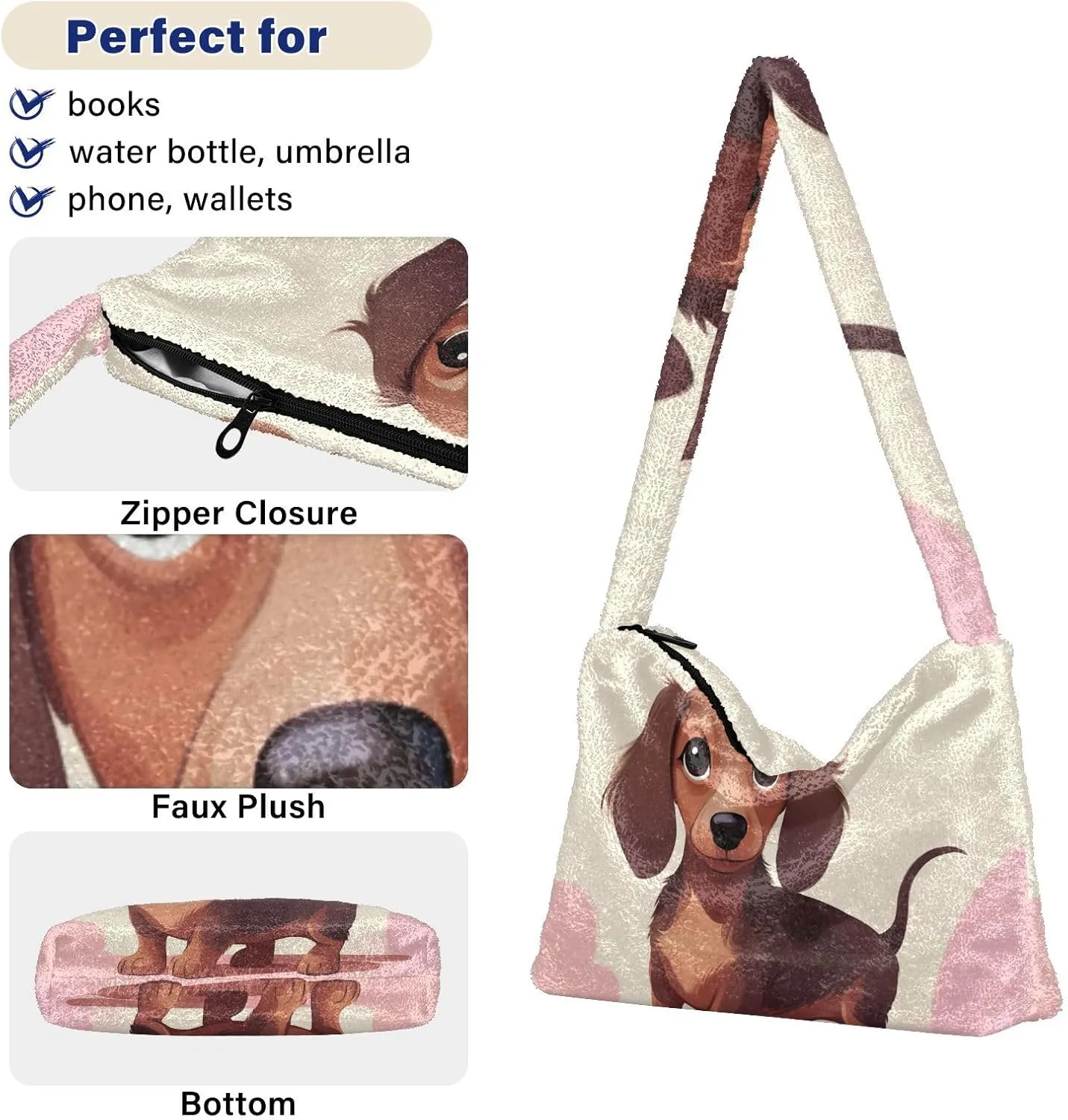 GAIGEO Fantasy World Flower Sea Shoulder Bag, Handbag Shoulder Bag, Crossbody Bookbag for Women