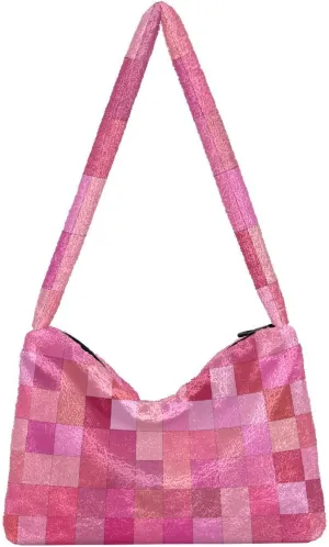 GAIGEO Pink Cupcakes Ladies Shoulder Bags, Medium Handbags for Women, Autumn Handbags