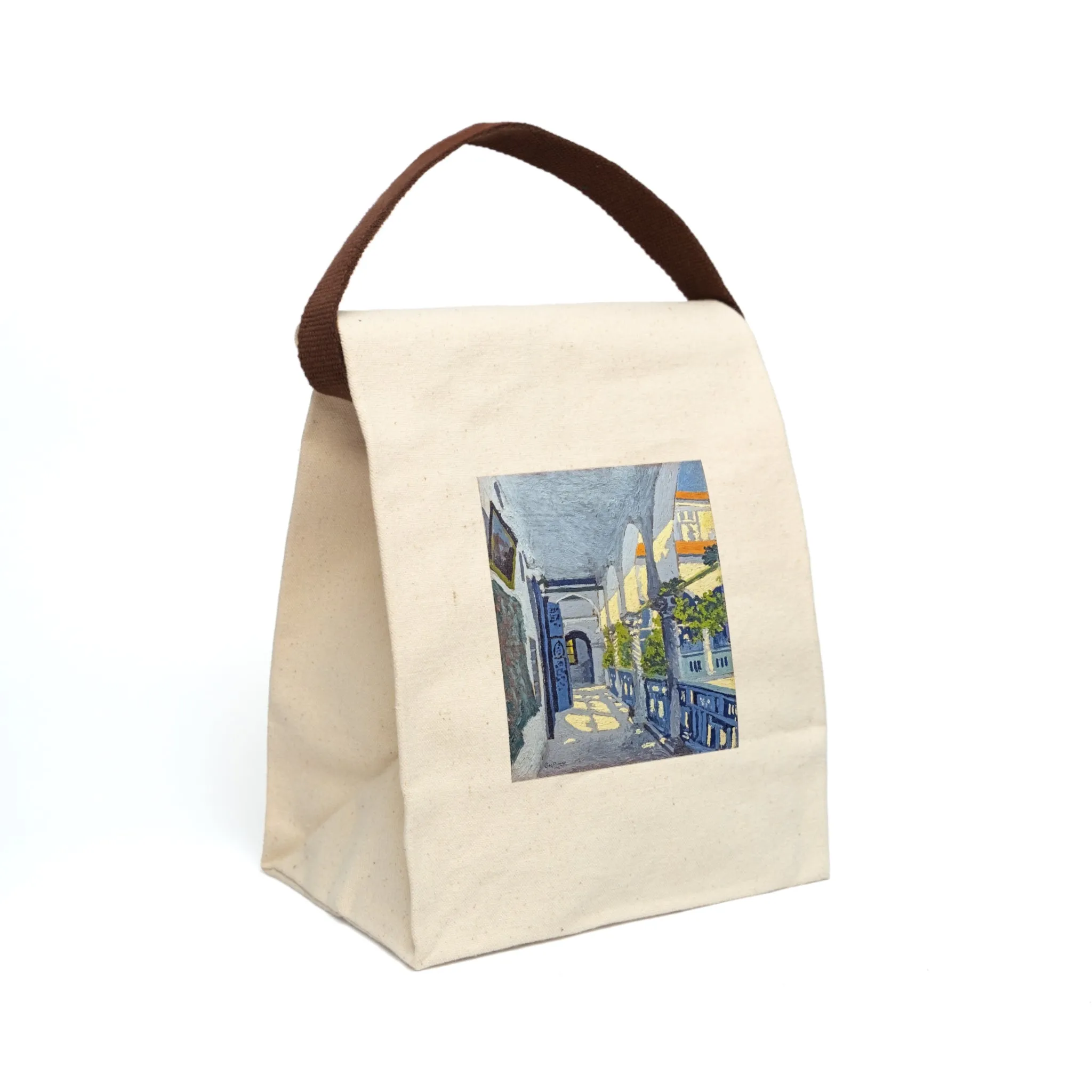 Gallery of a Moroccan Riad by George Gaudion Canvas Lunch Bag With Strap