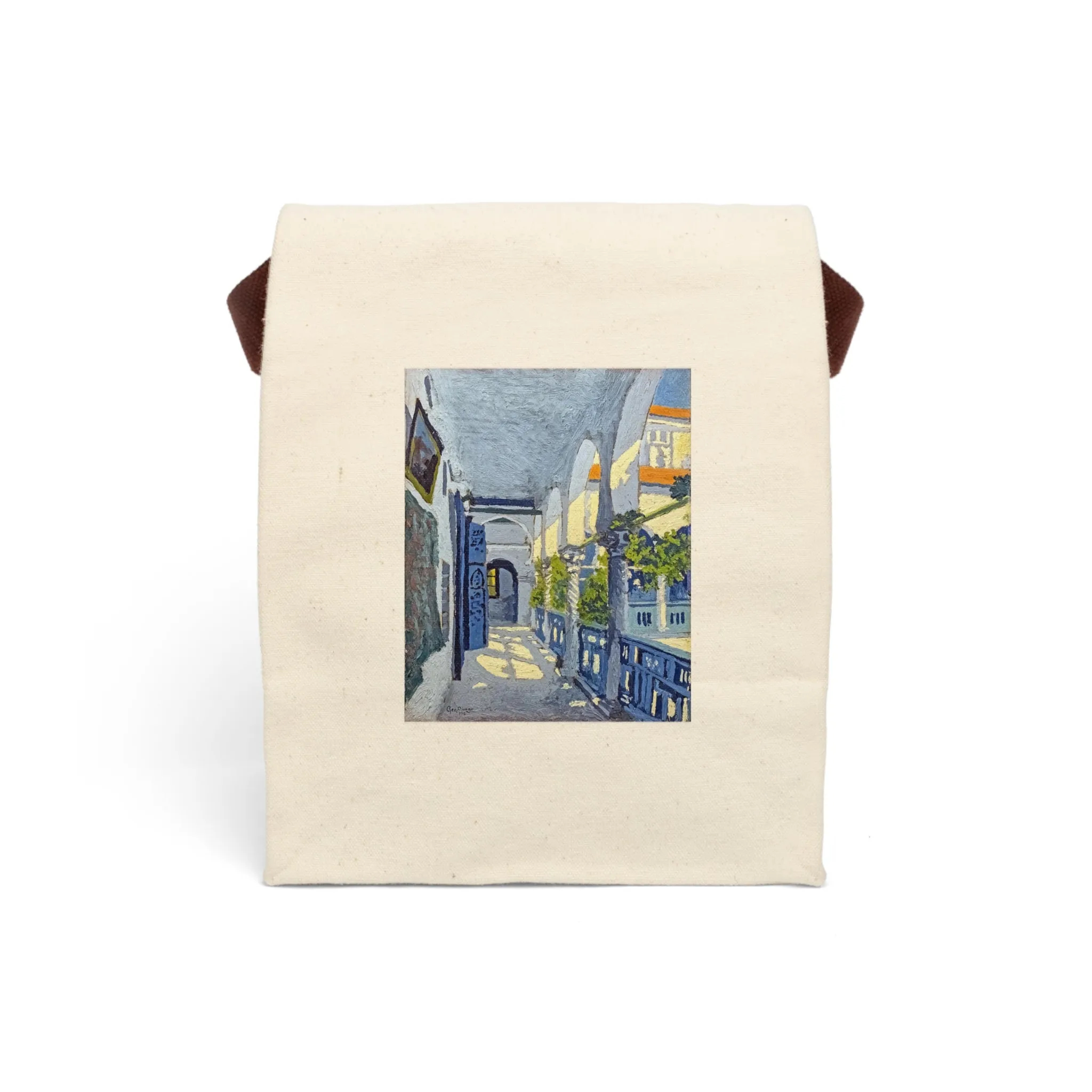 Gallery of a Moroccan Riad by George Gaudion Canvas Lunch Bag With Strap