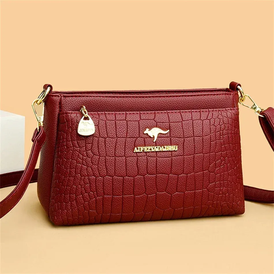 Genuine Brand PU Leather Sac Luxury Handbags Women Bags Designer Shoulder Crossbody Hand Bags for Women 2022 Purses and Handbags