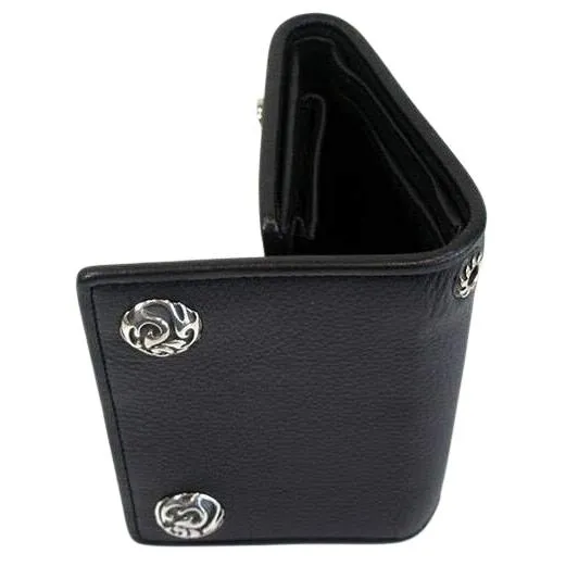 Genuine Cowhide Leather Biker Wallet