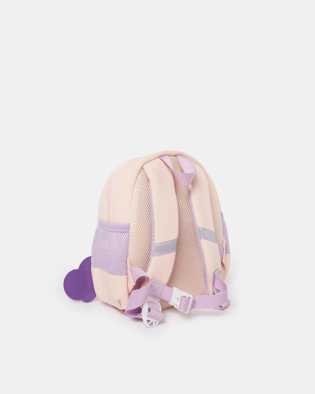 Girls Pink Embellished Backpack