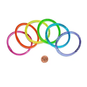 Glitter Water Bracelets (24 total bracelets in 2 bags) 36¢ each