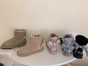 Glittery Bow Ugg Boots