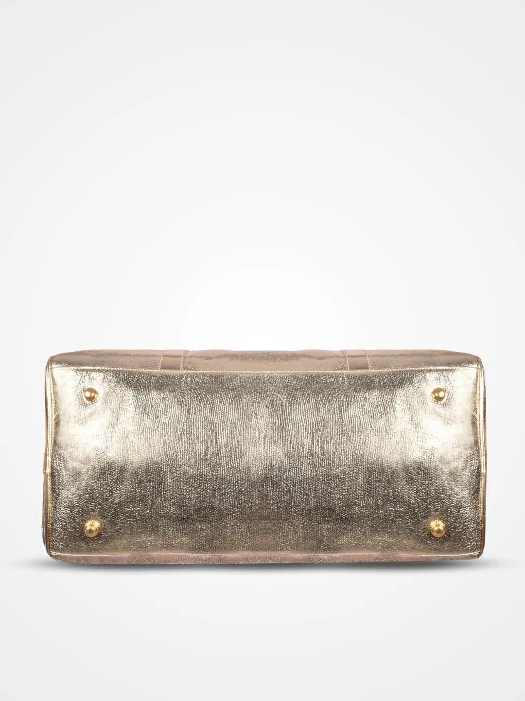 Glittery Gold cabin bag with toiletry pouch